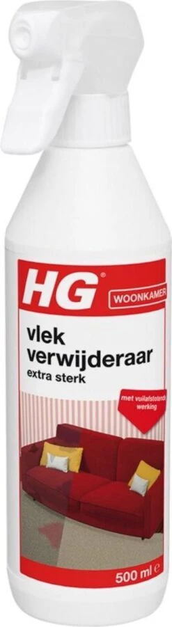 HG Vlekverwijderaar Extra Sterk - 500ml - Veilige Zuurstofformule - Geschikt Voor Alle Soorten Bekleding - Met Vuilafstotende Werking - Biologisch Afbreekbaar -Wasbenodigdheden Winkel 329x1200