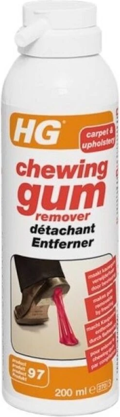 HG Chewing Gum Remover (HG Product 97) - 200ml - Bevriest Kauwgom -Wasbenodigdheden Winkel 348x1200