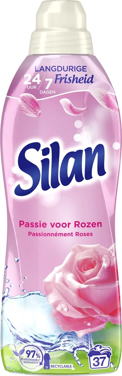 Silan Passie Voor Rozen Wasverzachter - 6 X 37 Wasbeurten - Voordeelverpakking 5 Silan Passie Voor Rozen Wasverzachter - 6 X 37 Wasbeurten - Voordeelverpakking - Afbeelding 3