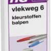 HG Vlekweg 6 - 50ml- Voor O.a. Vlekken Van Ballpoint & Hardnekkige Kleurstoffen -Wasbenodigdheden Winkel 412x1200