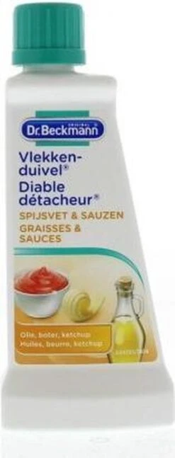 Dr. Beckmann Vlekkenduivel Spijsvet & Sauzen 50 Ml 12 Dr. Beckmann Vlekkenduivel Spijsvet & Sauzen 50 Ml -Wasbenodigdheden Winkel 458x1200