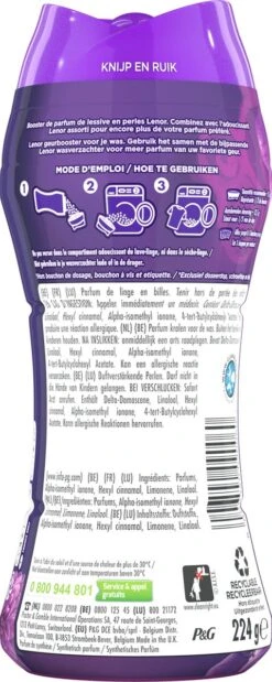 Lenor Amethist En Bloemen - In-Wash Geurbooster - Voordeelverpakking 6 X 16 Wasbeurten 17 Lenor Amethist En Bloemen - In-Wash Geurbooster - Voordeelverpakking 6 X 16 Wasbeurten -Wasbenodigdheden Winkel 479x1200 1