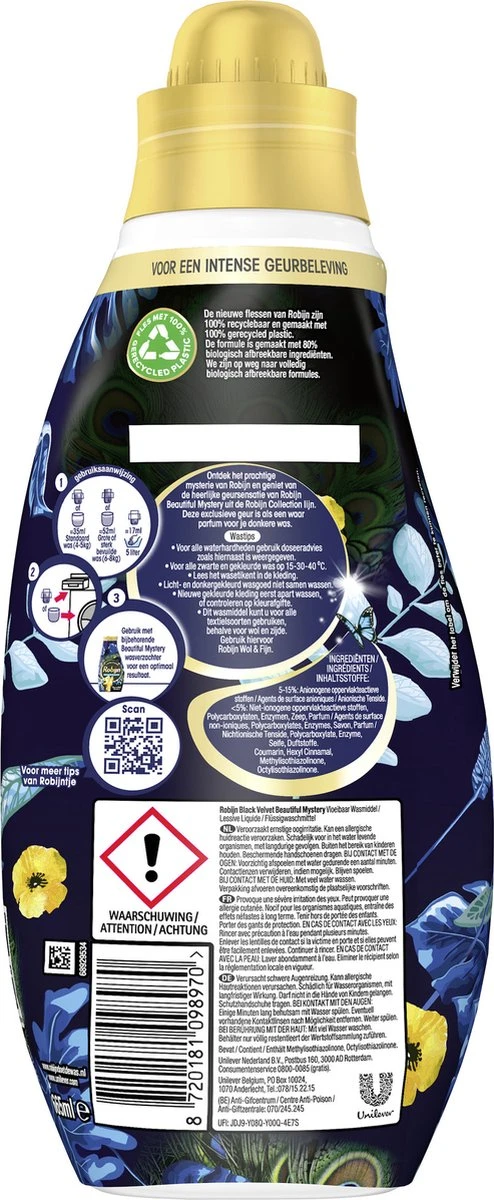 Robijn Klein & Krachtig Collections Beautiful Mystery Vloeibaar Wasmiddel - 8 X 19 Wasbeurten - Voordeelverpakking 5 Robijn Klein & Krachtig Collections Beautiful Mystery Vloeibaar Wasmiddel - 8 X 19 Wasbeurten - Voordeelverpakking - Afbeelding 3