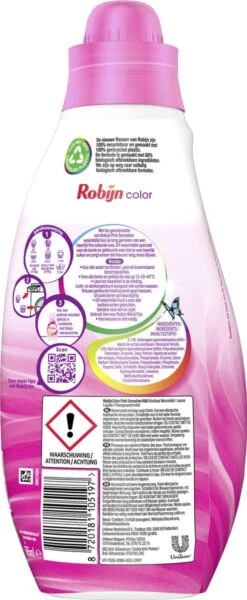 Robijn Klein & Krachtig Classics Color Pink Sensation Vloeibaar Wasmiddel - 8 X 19 Wasbeurten - Voordeelverpakking -Wasbenodigdheden Winkel 494x1200 7