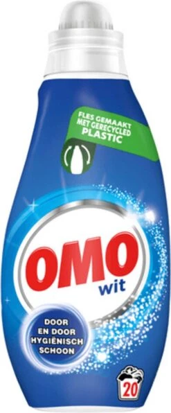 Omo Klein & Krachtig Wit Vloeibaar Wasmiddel - 8 X 20 Wasbeurten - Voordeelverpakking -Wasbenodigdheden Winkel 497x1200