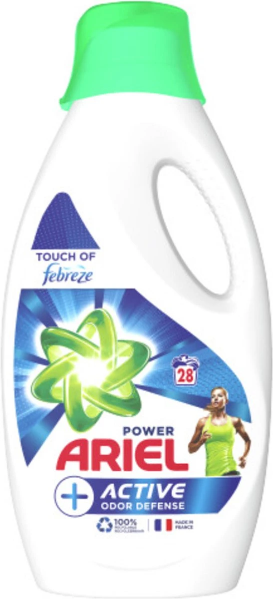 Ariel Vloeibaar Wasmiddel +Actieve Geurbestrijding 1.54 Liter 3 Ariel Vloeibaar Wasmiddel +Actieve Geurbestrijding 1.54 Liter