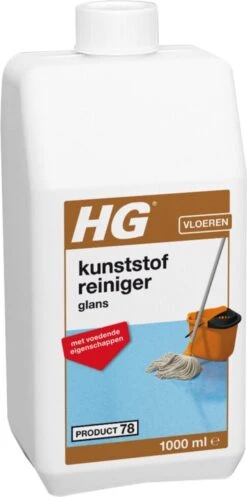 HG Kunststofreiniger Glans - Glansherstel - Geschikt Voor O.a. Pvc, Gietvloeren En Linoleum -Wasbenodigdheden Winkel 596x1200