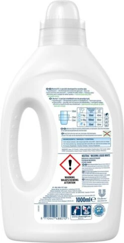 Neutral - Vloeibaar Wasmiddel - Witte Was - 1 Liter - 20 Wasbeurten -Wasbenodigdheden Winkel 614x1200 7