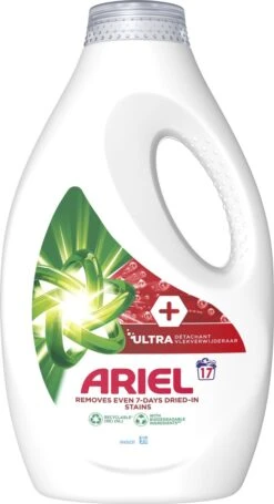 Ariel Vloeibaar Wasmiddel + Ultra Vlekverwijderaar - 4 X 17 Wasbeurten - Voordeelverpakking -Wasbenodigdheden Winkel 651x1200 1
