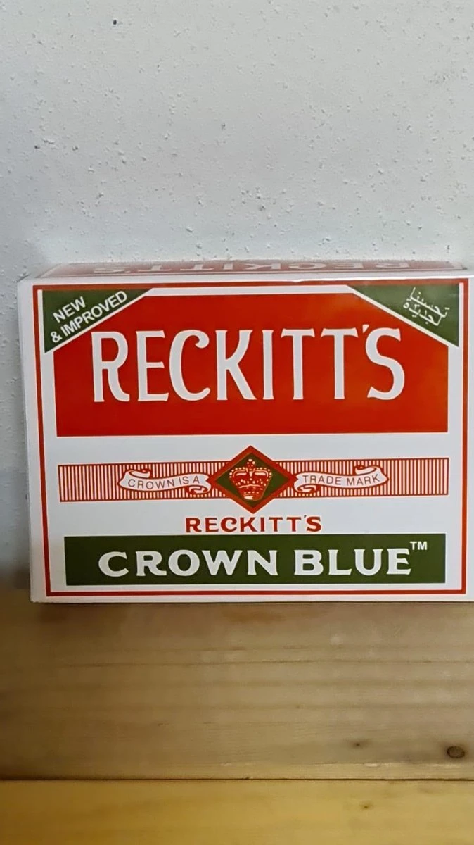 Reckitt's Crown Blue - Blauwsel - 4 X Tablet Van 14 Gr 3 Reckitt's Crown Blue - Blauwsel - 4 X Tablet Van 14 Gr