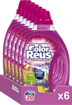 Color Reus Gel Vloeibaar Wasmiddel - Gekleurde Was - Voordeelverpakking - 120 Wasbeurten -Wasbenodigdheden Winkel 824x1200