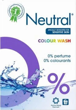 Neutral 0% Kleur Parfumvrij Waspoeder - 18 Wasbeurten - 1,188 Kg - Wasmiddel -Wasbenodigdheden Winkel 838x1200