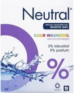 Neutral 0% Kleur Parfumvrij Waspoeder - 18 Wasbeurten - 1,188 Kg - Wasmiddel -Wasbenodigdheden Winkel 952x1200 1