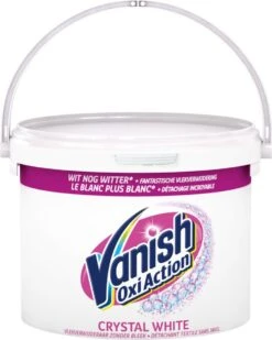 Vanish Oxi Action Crystal White Base Poeder - Voor Witte Was - 2,4 Kg -Wasbenodigdheden Winkel 959x1200